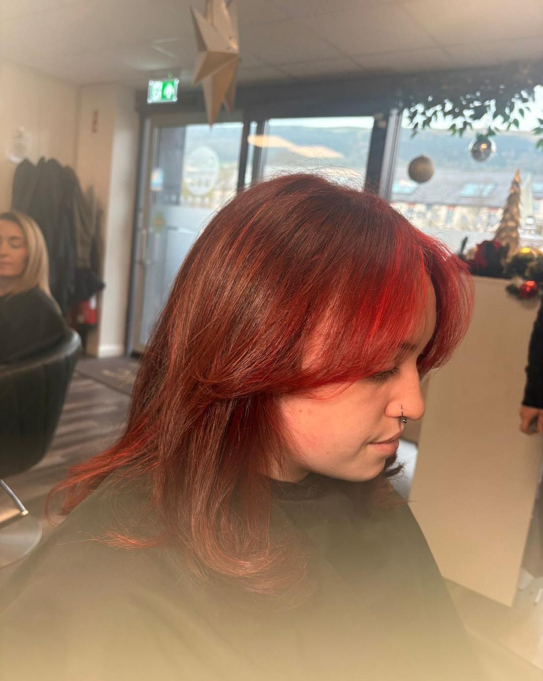 Vibrant red colour at Chic